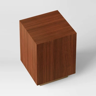 Wood And Metal Plinth Accent Table - Threshold⢠- Image 3