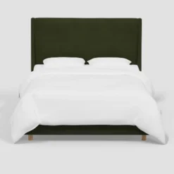 Encino Wingback Bed In Dry Velvet - Threshold⢠Designed With Studio McGee