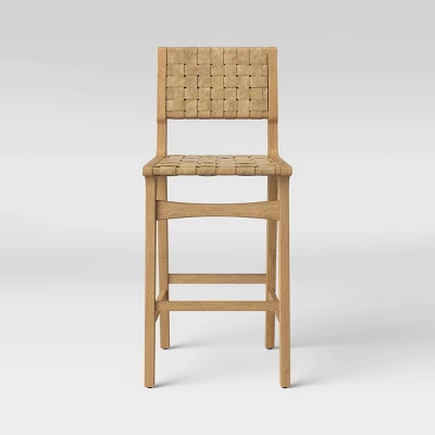 Ceylon Woven And Wood Barstool - Threshold⢠- Image 7