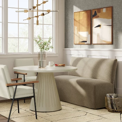 Replacement Slipcover Only For 57" Jean Dining Banquette - Threshold⢠- Image 11