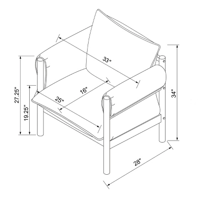 Arbon Wood Dowel Accent Chair With Cushion Arms - Threshold⢠Designed With Studio McGee - Image 6