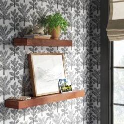 24" Floating Wood Shelf - Thresholdâ˘