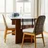Juniper Woven Dining Chair With Cushion Natural - Threshold™ Designed With Studio McGee