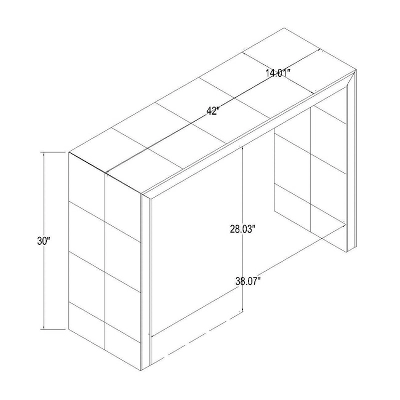 Ogden Burled Wood Console Table - Threshold⢠Designed With Studio McGee - Image 7