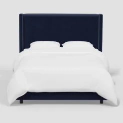 Austin Wingback Bed In Velvet - Thresholdâ˘