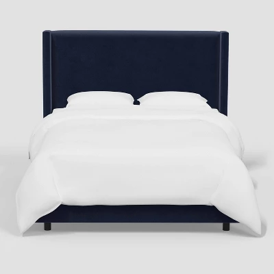 Austin Wingback Bed In Velvet - Thresholdâ˘