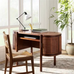 Portola Hills Caned Desk - Threshold⢠Designed With Studio McGee