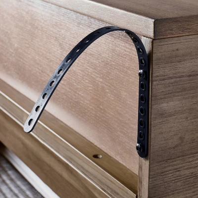 Brandeis Woven Console Table Brown - Threshold⢠Designed With Studio McGee - Image 4