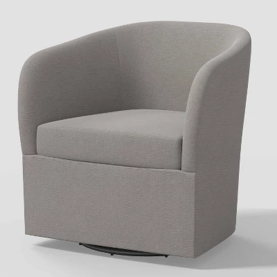 Rhea Swivel Chair In Linen - Threshold⢠- Image 7