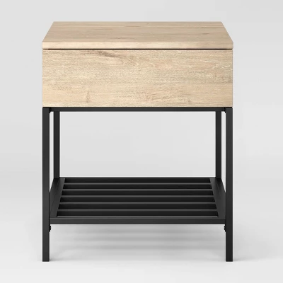 Loring End Table With Charging Station - Threshold⢠- Image 2