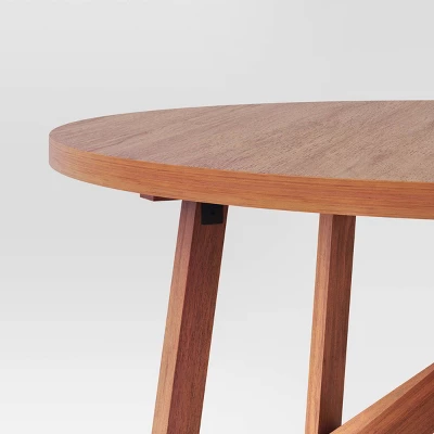 42" Clarksburg Round Dining Table Brown - Threshold⢠- Image 3