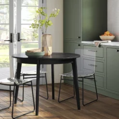 2pk Laurel Acrylic Dining Chairs With Metal Legs - Thresholdâ˘