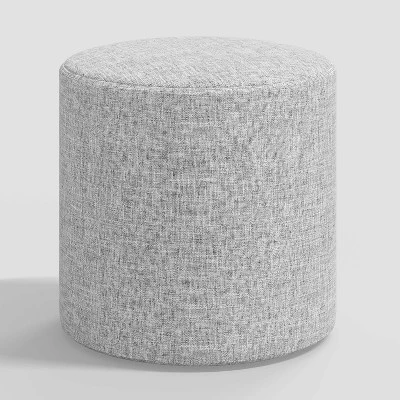 Round Thalia Ottoman In Textured Linen - Threshold™ - Image 9