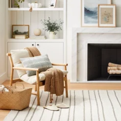 Holly Sling Back Accent Chair Cream/Natural - Threshold⢠Designed With Studio McGee