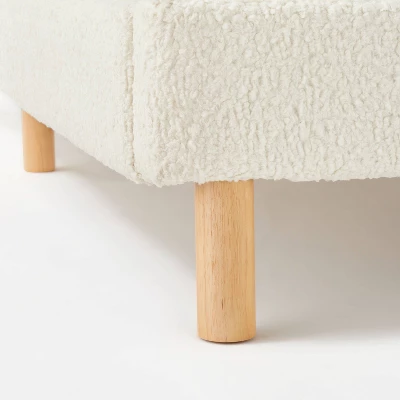 Kessler Bed In Cream Faux Shearling - Threshold⢠Designed With Studio McGee - Image 6