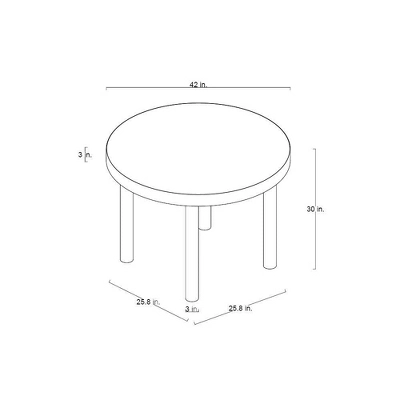 Northvale Round Wood Dining Table - Threshold⢠Designed With Studio McGee - Image 5