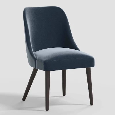 Geller Modern Dining Chair In Shiny Velvet Mystere - Threshold⢠- Image 8