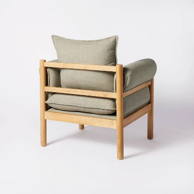 Arbon Wood Dowel Accent Chair With Cushion Arms - Threshold⢠Designed With Studio McGee - Image 3