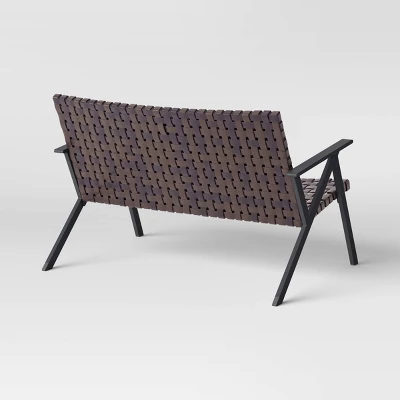 Campton Wicker Patio Loveseat Without Cushion - Threshold⢠- Image 3