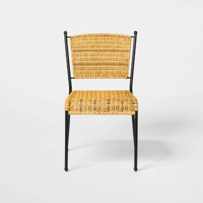 2pk Woven Metal Dining Chair - Threshold⢠Designed With Studio McGee - Image 2