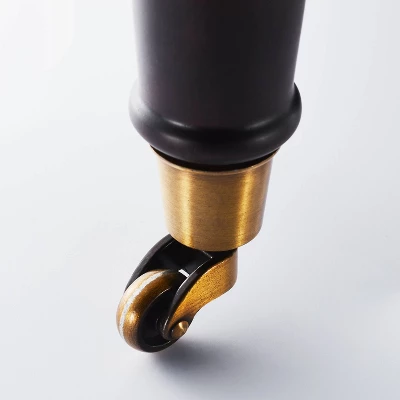 Mercer Rolled Upholstered Armchair With Casters - Threshold⢠Designed With Studio McGee - Image 5