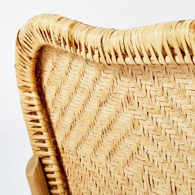 Interlaken Rattan With Woven Seat And Back Dining Chair - Threshold⢠Designed With Studio McGee - Image 4