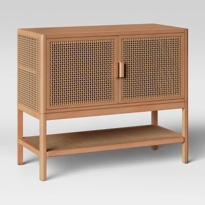 Minsmere 2 Door Cabinet Natural Brown - Threshold™ - Image 2