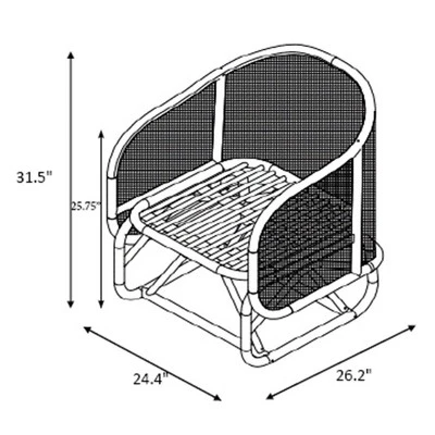 Rialto Woven Barrel Back Chair With Cushion - Threshold⢠Designed With Studio McGee - Image 5