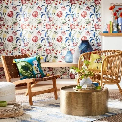 Lory Pouf Textured Neutral - Thresholdâ˘: Square Cotton Blend, Handmade, No Assembly Required - Image 3