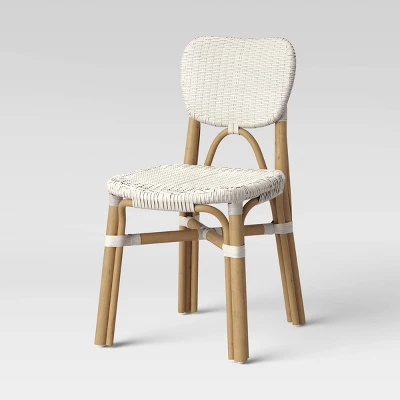 Canton Rattan And Woven Dining Chair White - Threshold™ - Image 2