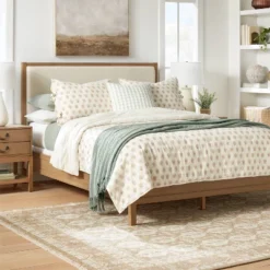 Elmira Bed Frame Brown - Threshold⢠Designed With Studio McGee