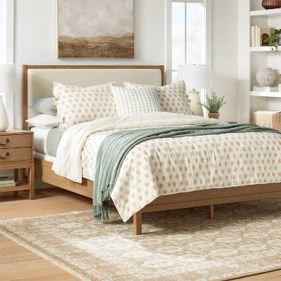 Elmira Bed Frame Brown - Threshold⢠Designed With Studio McGee