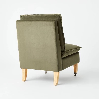 Talbert Pillow Top Slipper Chair With Casters - Threshold⢠Designed With Studio McGee - Image 3