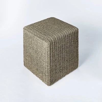 Lynwood Square Woven Cube Natural - Threshold⢠Designed With Studio McGee - Image 3