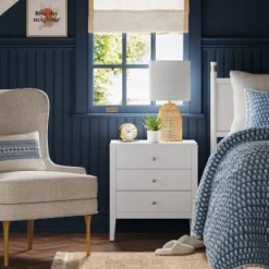 Pelham Nightstand White - Thresholdâ˘