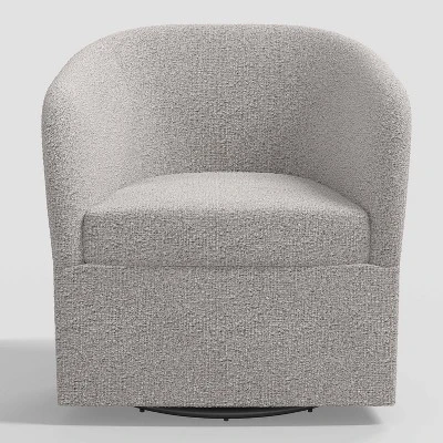 Rhea Swivel Chair In Boucle - Thresholdâ˘