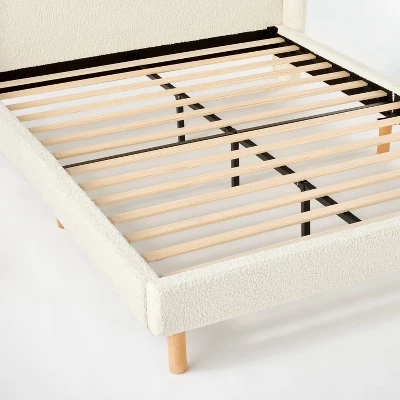 Kessler Bed In Cream Faux Shearling - Threshold⢠Designed With Studio McGee - Image 5