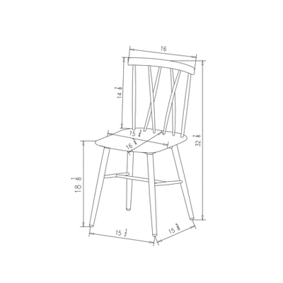 Becket Metal X Back Dining Chair - Threshold™ - Image 6