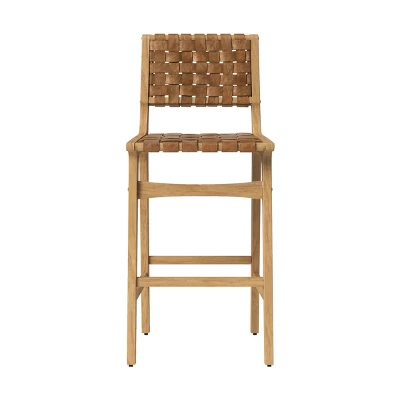 Ceylon Woven And Wood Barstool - Threshold⢠- Image 6