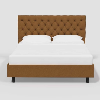 Shamir Platform Bed In Textured Linen - Thresholdâ˘