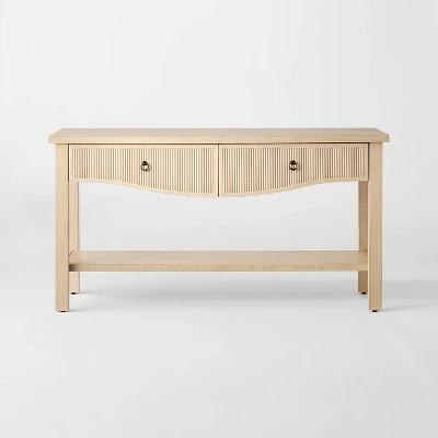 Elder 60" Console Table Natural - Threshold⢠Designed With Studio McGee Assembly Required - Image 2