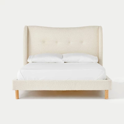 Kessler Bed In Cream Faux Shearling - Threshold⢠Designed With Studio McGee - Image 2