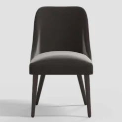 Geller Modern Dining Chair In Shiny Velvet Mystere - Thresholdâ˘