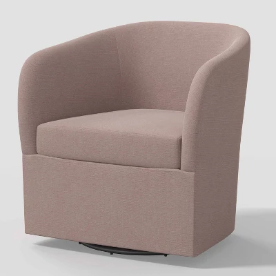 Rhea Swivel Chair In Linen - Threshold⢠- Image 8