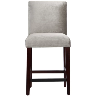 25" Velvet Parsons Counter Height Barstool Wood - Threshold⢠- Image 11